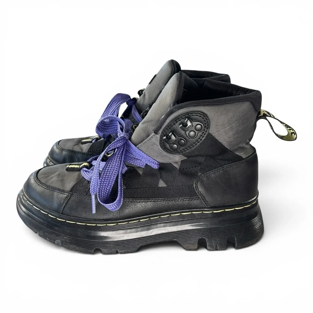 Dr. Martens Boury Utility Boots  Womens US 9 Mens 8 EU 41 Black/Gray